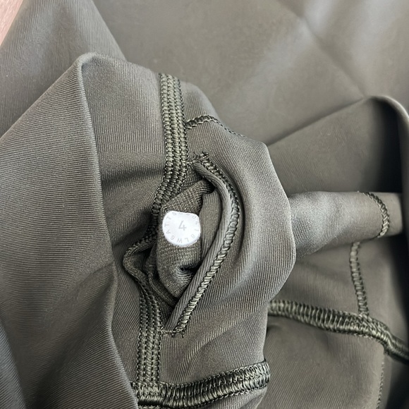 Lululemon Align Crop 20” Olive Green - Picture 6 of 6